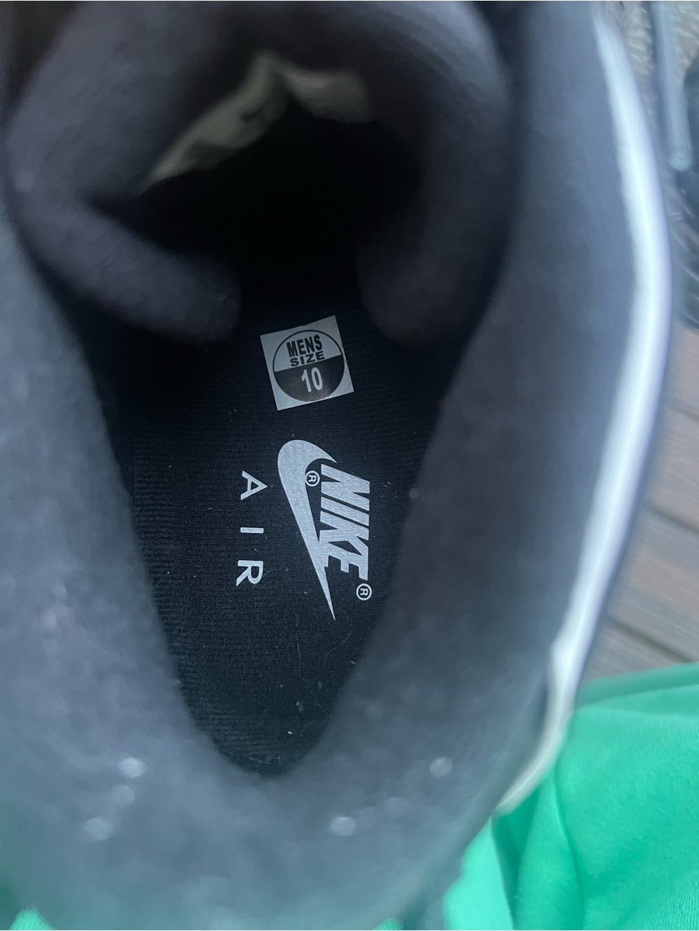Nike Men Black and White AIR Uptempo Sneakers - Picture 4 of 6